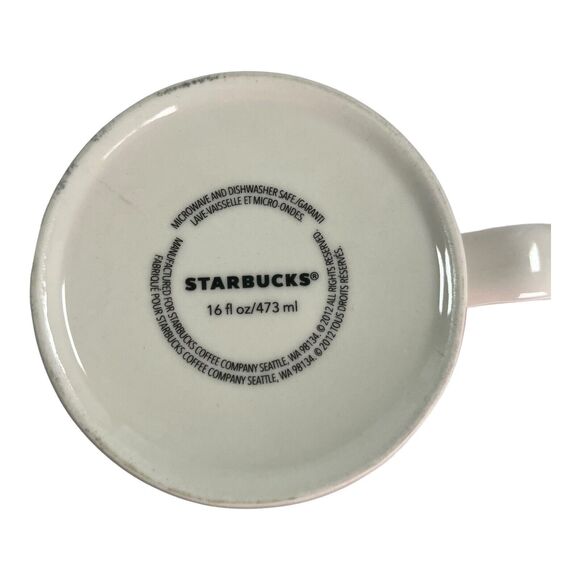 Starbucks Charlotte 16 oz Coffee Cup Mug Collector’s Series 2012 Street Sign - Picture 5 of 7